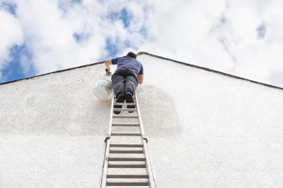 Peinture extérieure au Chambon — façades et ravalement